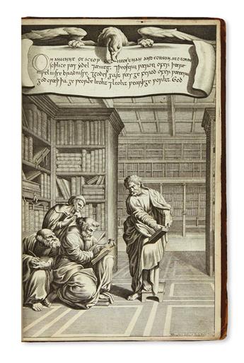 (BIBLE IN ANGLO-SAXON.) Heptateuchus, Liber Job, et Angelium Nicodemi; Anglo-Saxonice. 1698